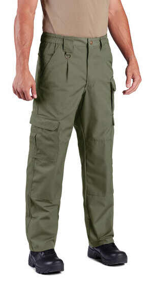 Propper Stretch Tactical Pant in olive drab green, front view